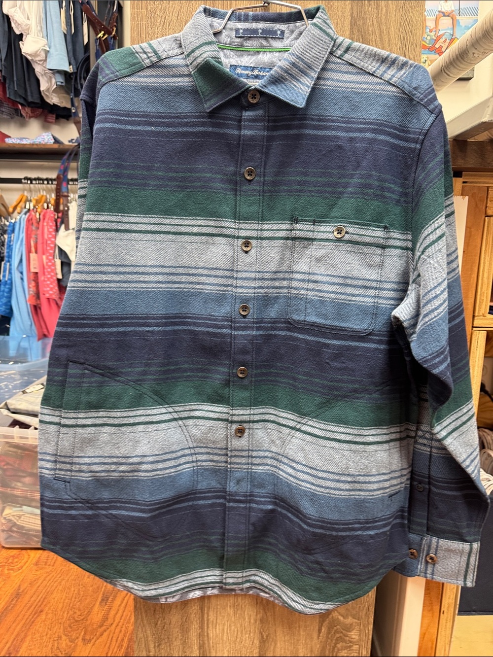 Tommy Bahama Indigo Palms Sombra Shirt Jacket in Island Navy